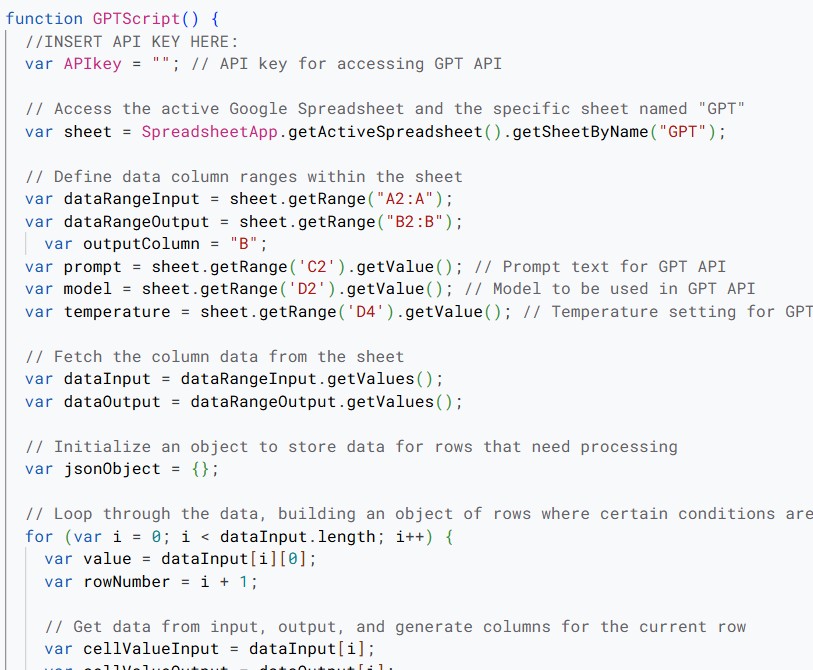 Google Sheets + GPT API: automatizace pro celý tým